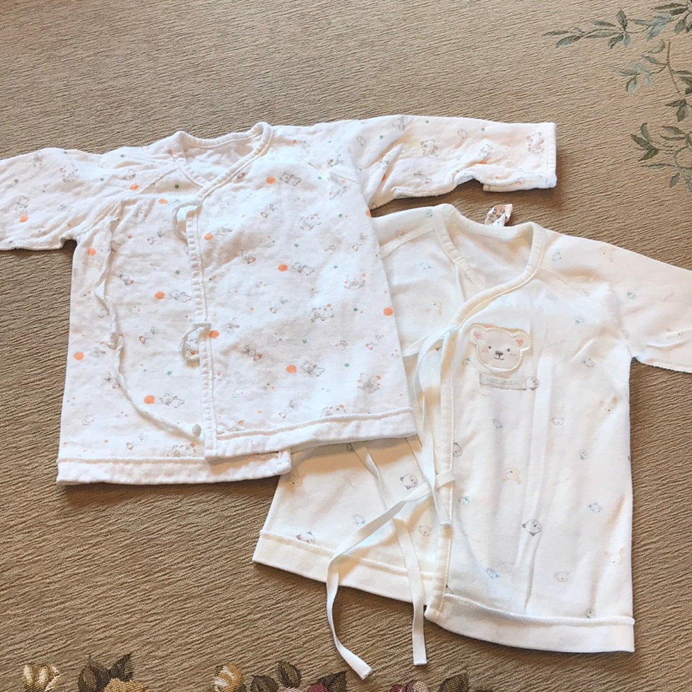 2 organic cotton baby boy 3-6 month top from Korea